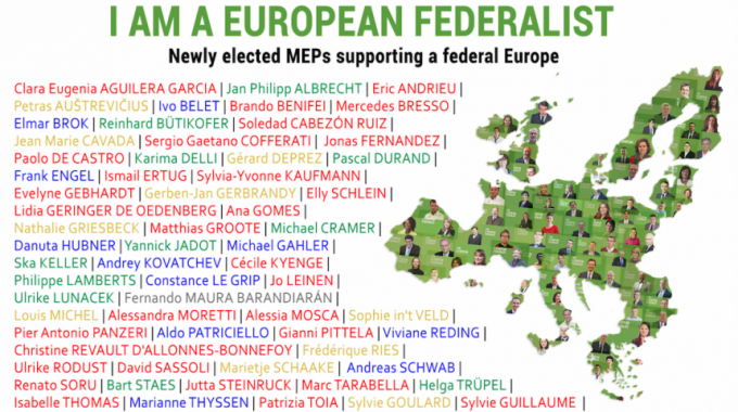 Newly elected MEPs who pledge to support a Federal Europe